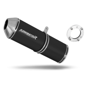 Kawasaki ZX12R 2000-2005 Exhaust Silencer Muffler OVR BLACK + dB killer