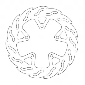 Rear brake disc 110614 Moto Master FLAME Fixed 240 mm KTM SUPERDUKE 1290 2014->