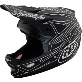 Troy Lee Designs D3 Fiberlite Spiderstripe Downhill Bicycle Helmet