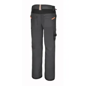 BETA 7818G Work Trousers with Multiple Pockets in Stretch Fabric - Gray