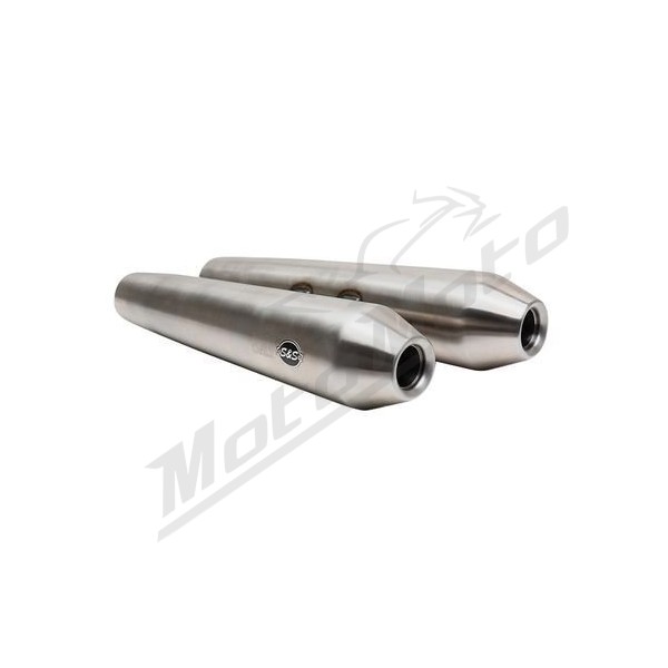 S&S CYCLE Race only Slip-On Mufflers Royal Enfield Continental / Interceptor 650cc 19-21