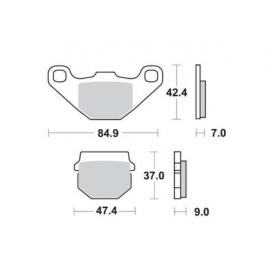 BRAKE PADS FERODO FDB313P STANDARD PLATINUM