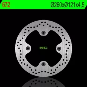NG BRAKES 672 Round Fixed Brake Disc SUZUKI AN 650 BURGMAN 03