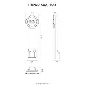 Quad Lock trikojo adapteris