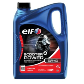ELF Scooter 4 Power 5W-40 DE ADV SYN Oil 4T 4L
