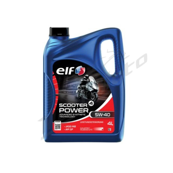 ELF Scooter 4 Power 5W-40 DE ADV SYN Oil 4T 4L