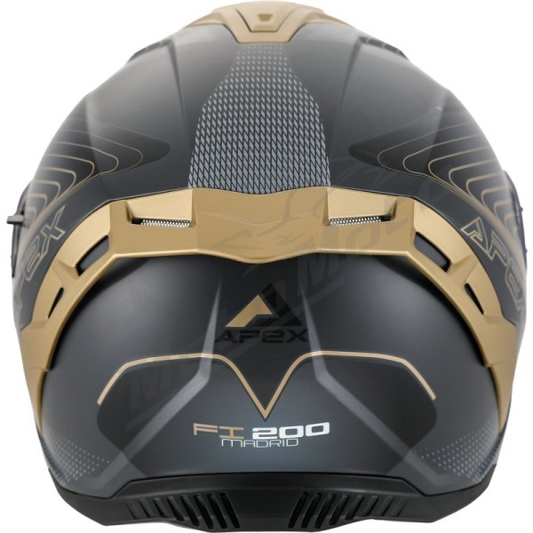 Helmet APEX FI200 Madrid Black/Gold
