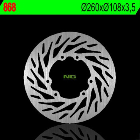 NG BRAKES Front Fixed Brake Disc 260mm Aprilia / Derbi / Gilera 50cc 06-11