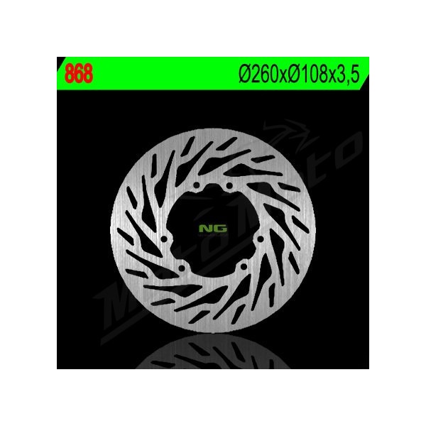 NG BRAKES Priekinis fiksuotas stabdžių diskas 260mm Aprilia / Derbi / Gilera 50cc 06-11
