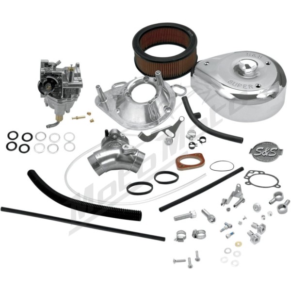 S&S CYCLE Super E Carburetor Kit with Manifold Harley Davidson FLHR / FLHRCI / FLHRI 1340cc 93-99