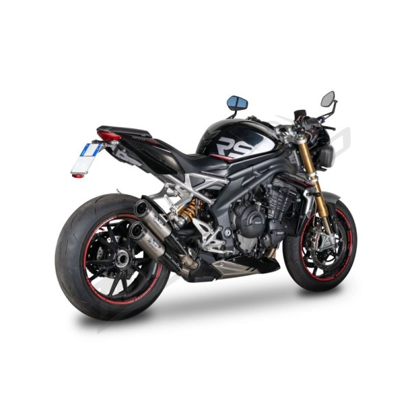 SPARK DYNO Slip-On Muffler TRIUMPH SPEED TRIPLE 1200 2021-2024