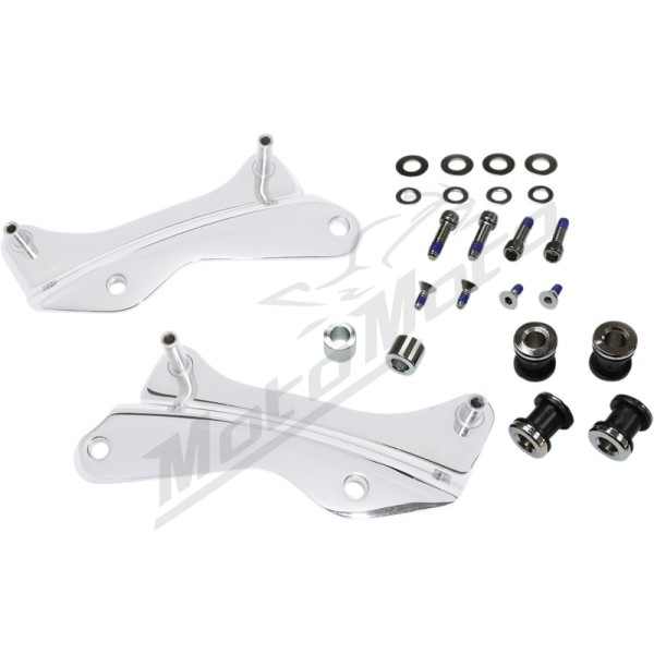 DRAG SPECIALTIES Backrest Docking Kit Harley Davidson FLH / FLHR / FLHRC / FLHRSE6 1690-1977cc 14-24