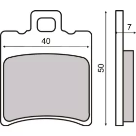 Brake pads TEC-X MCB674