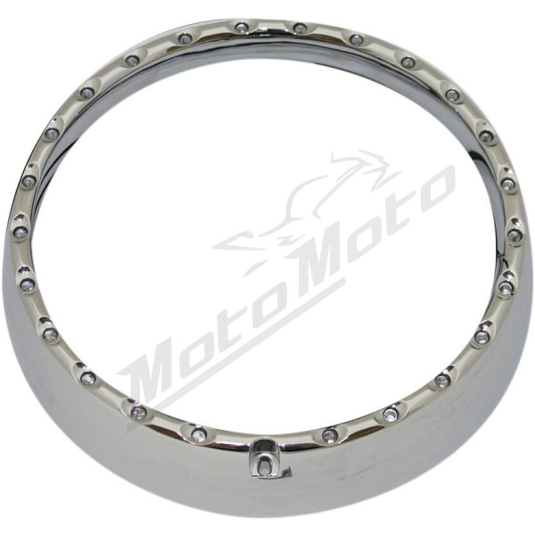 CUSTOM DYNAMICS LED Halo Priekinių žibintų apdailos žiedas Harley Davidson FLH / FLHT 1690-1977cc 14-24