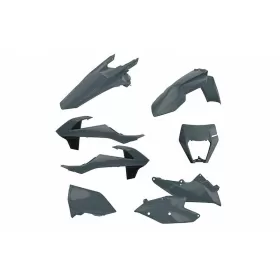 Polisport plastic kit KTM EXC, EXC-F, XC-W 125/500cc 17-19 Grey
