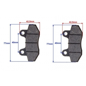 Brake pads MAXTUNED FT3069 / MCB822 STANDARD