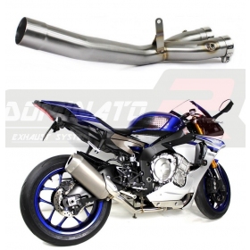 Exhaust pipe Dominator Eliminator Decat YAMAHA YZF R1 / R1M 1000 RN 32 2015-2016