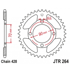 Rear sprocket JTR264