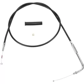 DRAG SPECIALTIES Black Vinyl Throttle/Idle Cable Harley Davidson FLD / FLHR / FLHRC / FLHRS / FLHRSEI / FLHT / FLHTC 1200-1800cc 96-22