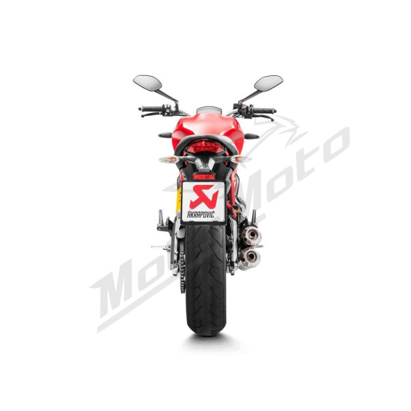 AKRAPOVIC Slip-On Line Muffler Titanium Ducati Monster / Scrambler 797-803 15-20