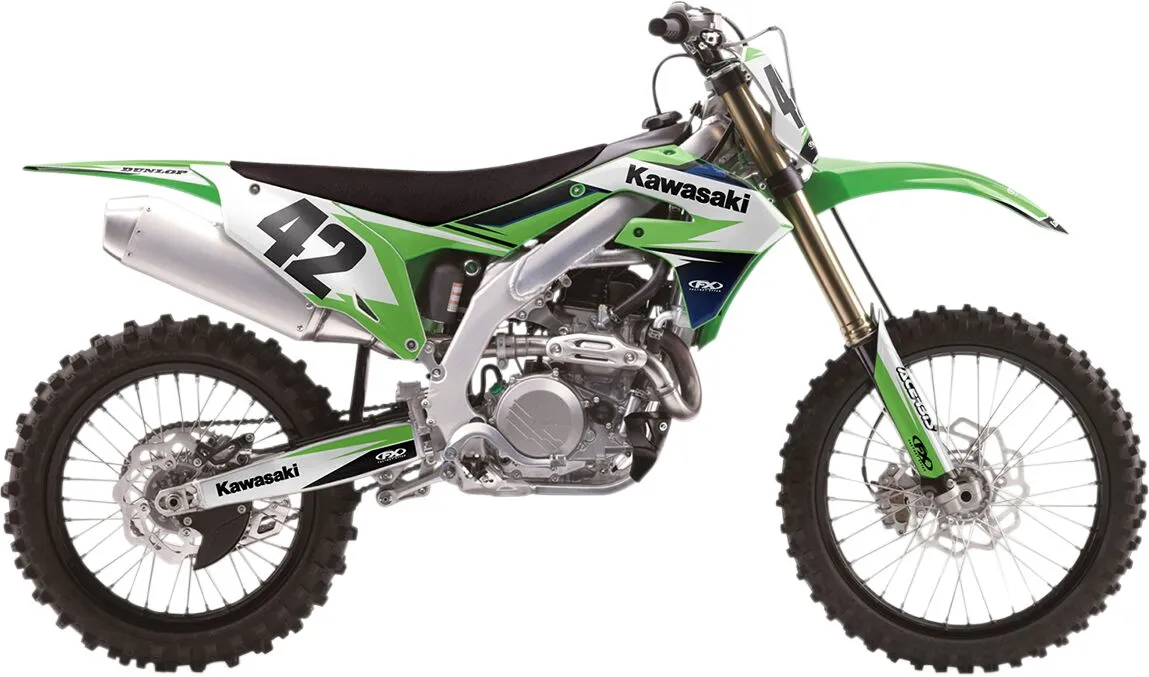 FACTORY EFFEX EVO16 Series Graphic Kit Kawasaki KX 85-100cc 14-19