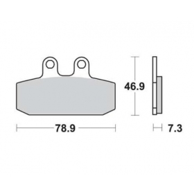 Brake pads MALOSSI MHR FT4026 / MCB557 SINTER SPORT