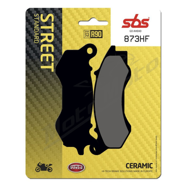 SBS HF Street 873HF Ceramic Organic Brake Pads Malaguti / SWM 125cc 18-24