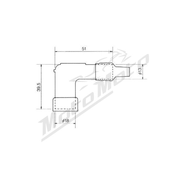 Spark plug cap NGK LD05F/LD05FP 8060/8231 universal 