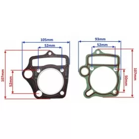 Cylinder gasket set CHINESE ATV / CROSS 154FMI