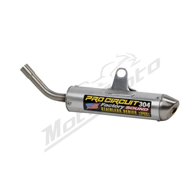 PRO CIRCUIT 304 Silencer Stainless Steel/Aluminum Gas Gas / Husqvarna / KTM 65 24-26