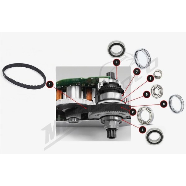 BLACK BEARING Bearing for Brose Motor Drive C / S / T / TF