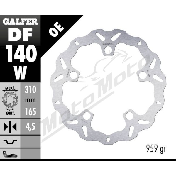 GALFER Wave® Front Brake Rotor Honda VFR 1200cc 12-20