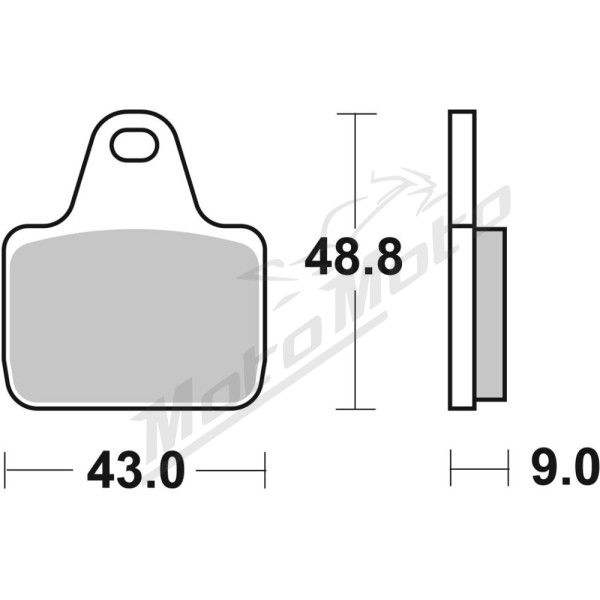 SBS DS Racing Dual Sintered Brake Pads BREMBO RACING CALIPERS MOTO3/SBK