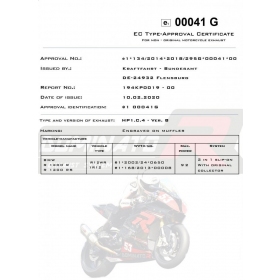 Exhaust silincer Dominator HP1 BMW R1200R 2015-2018