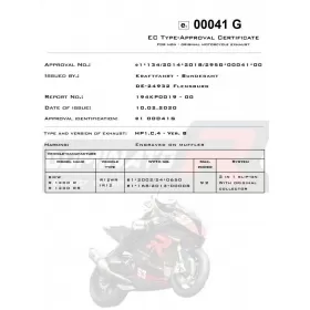 Exhaust silincer Dominator HP1 BMW R1200R 2015-2018