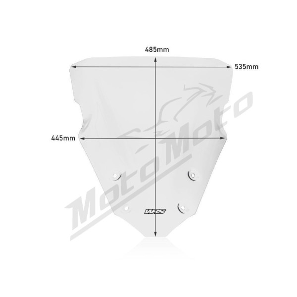 WRS TOURING Priekinis stiklas Skaidrus Suzuki GSX-S 1000 ABS 22-24