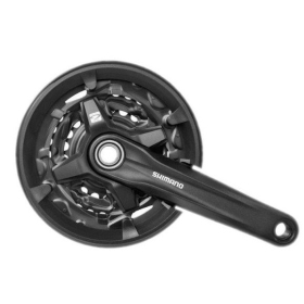 FRONT SPROCKET WITH CRANK SHIMANO TOURNEY FC-MT210-3 9 GEARS 175mm