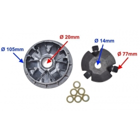 Variator kit SYM 50cc 4T 