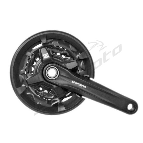 FRONT SPROCKET WITH CRANK SHIMANO TOURNEY FC-MT210-3 9 GEARS 175mm
