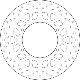 BREMBO Serie Oro Round Fixed Brake Disc front ​​​​​​​YAMAHA WR 125 X 2009-2013