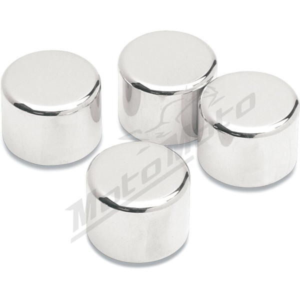 DRAG SPECIALTIES Rocker Box Bolt Cover 4pcs Harley Davidson FLD / FLHRC / FLSTC / FXST / FXDWG 1450-1800 99-17
