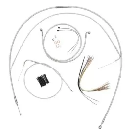 MAGNUM SHIELDING Sterling Chromite handlebars Cables / Lines Kit 38/43cm Harely Davidson FLHR 1750 21-22