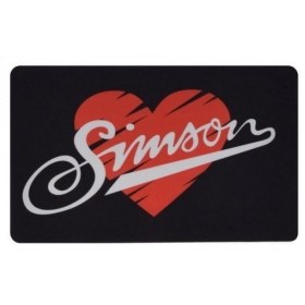 Plastikinė lentelė SIMSON HEART 23,3x14,3cm