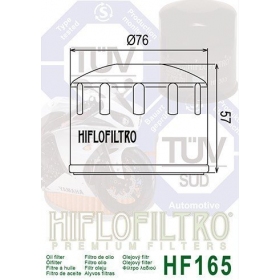 Tepalo filtras HIFLO HF165 BMW F800 2006-2013