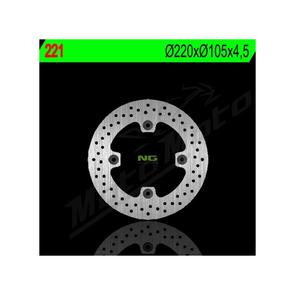 NG Rear Fixed Brake Disc 220X105X4.5mm Honda FES / XR 125-600cc 97-11