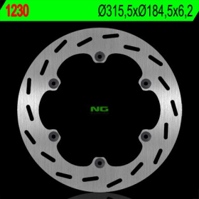 NG BRAKES Rear Fixed Brake Disc 316mm Honda CTX / GL / ST 1100-1500cc 90-15