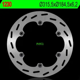 NG BRAKES Galinis fiksuotas stabdžių diskas 316mm Honda CTX / GL / ST 1100-1500cc 90-15