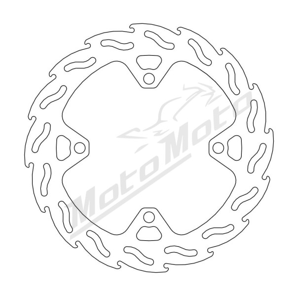 MOTO-MASTER Rear Fixed Brake Disc 240mm Kawasaki / Suzuki 125-450cc 03-26