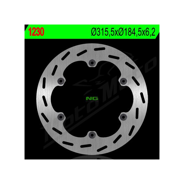 NG BRAKES Galinis fiksuotas stabdžių diskas 316mm Honda CTX / GL / ST 1100-1500cc 90-15