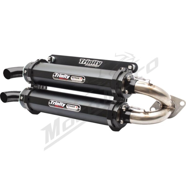 TRINITY RACING Stage 5 Slip-On Muffler POLARIS RZR XP 1000 15-22